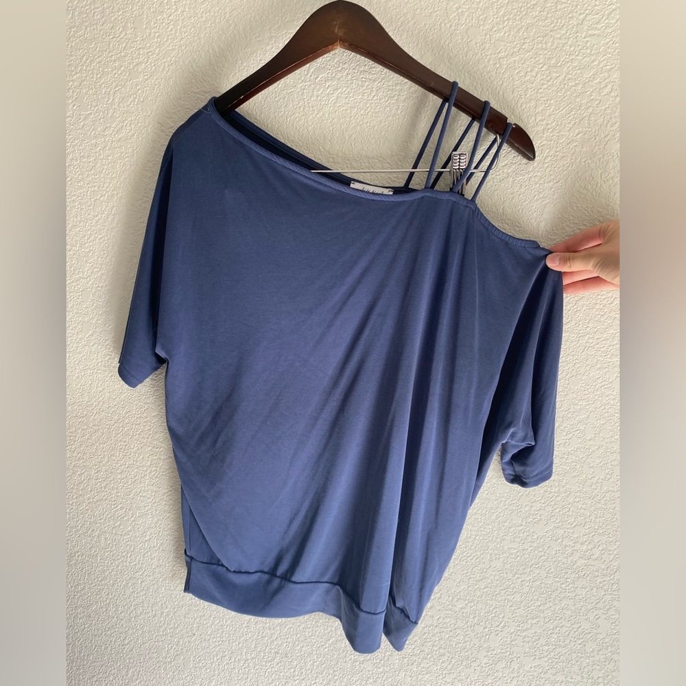 Blue Strapy Top